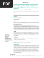 Comparison of Colour Stability Between Various Denture Base Resins On Staining and Denture Cleansing Using Commercially Available Denture Cleansers