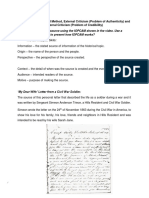 1.) Analyze A Historical Source Using The IOPCAM Shown in The Video. Use A Sample Primary Source To Present How IOPCAM Works?