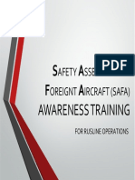 S A F A: Afety Ssessment of Oreignt Ircraft (Safa)