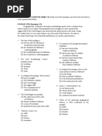 TOEFL REVIEW EXERCISE (Skills 1-5) : Study Each of The Passages, and Choose The Best Answers