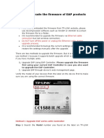 How To Upgrade The Firmware of EAP Products