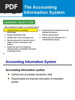 The Accounting Information System: Learning Objectives