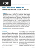 Smart Contract: Attacks and Protections: Corresponding Author: Hector Marco-Gisbert (Hector - Marco@uws - Ac.uk)