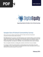 Digital Equity Toolkit Survey Templates, February 2016 - 1