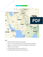 1-Landof Pak & Topography (Pakistan Studies Olevels)