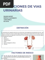 Infecciones de Vias Urinarias: Salwa Nassif Meroly Quimbayo Juan Pablo Acosta