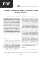 Exercise Therapy For Muscle and Lower Motor Neuron Diseases: Aisha Munawar Sheikh, John Vissing