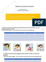 Actividades de Secuencia Temporal