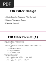 7-1 (FIR Filter Design)