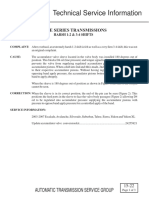 Technical Service Information: 4L60E Series Transmissions