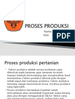 Pertanian Berkelanjuta (Proses Produksi)