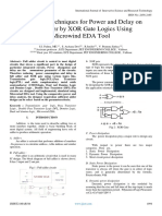 Reduction Techniques For Power and Delay On Full Adder by XOR Gate Logics Using Microwind EDA Tool PDF