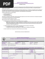 Gcu Student Teaching Evaluation of Performance Step Standard 1 Part II - Signed