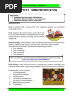 Chapter 1 Food Preservation