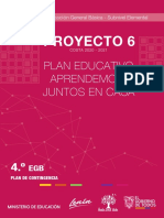 Proyecto 6: Plan Educativo Aprendemos Juntos en Casa