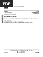 Cambridge International Advanced Subsidiary and Advanced Level