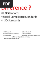 Q 2 ILO, Social Compliance and ISO