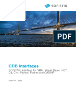 CDB Interfaces: C#, C++, Python, Fortran and Cadinp