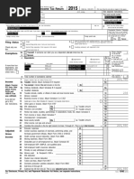 Gov. Walz 2015 Tax Returns - Redacted