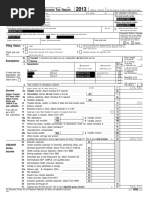 Gov. Walz 2013 Tax Returns - Redacted