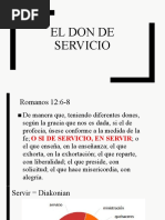 El Don de Servicio