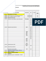 Planilla de Metrados - Excel Estudiantes