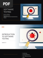 Software Testing Lecture 1 To 8 Merged