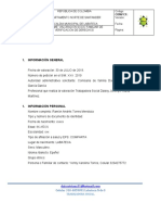 Valoracion Socio Familiar Verificacion de Derechos Adulto Mayor Abuelito de La Ovejera.