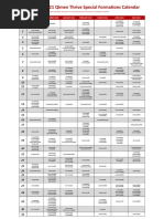 2021 Qimen Thrive Special Formations Calendar