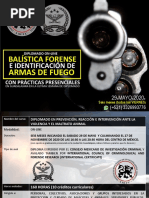 Diplomado Balistica Forense y Clasificación de Armas de Fuego