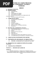 Informe de Compatibilidad Del Expediente Tecnico