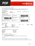 Lion Air Eticket Itinerary / Receipt: Rosmadina/Rosmadina Mrs