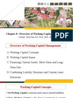 The Future Starts Today, Not Tomorrow.: Chapter 8: Overview of Working Capital Management