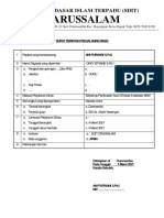 Format SPPD Surat Perintah Perjalanan Dinas Sekolah