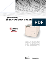 Kyocera FS-1800, 3800 Service Manual