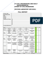 Faculty of Civil Engineering and Built Environmental: Full Report