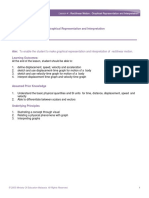 Lesson Plan: Lesson: Rectilinear Motion: Graphical Representation and Interpretation