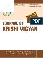 Journal of Krishi Vigyan Vol 9 Issue 1