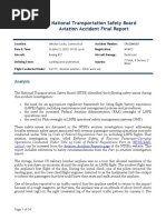 NTSB Report On B-17 Crash at Bradley International Airport