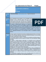 Reporte Practica 5. Capacitancia y Dieléctricos