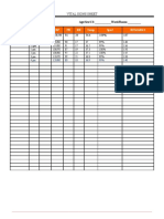 Vital Sign Sheet Record