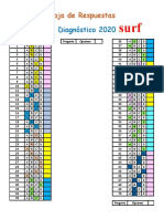 Hoja de Respuesta Con Respuestas Simulacro Diagnóstico 11° IESFRAL 2020