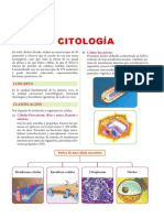 La Citología para Quinto Grado de Secundaria