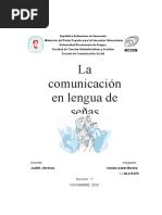 Informe - La Comunicación en Lengua de Señas Venezolanas