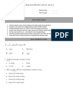 Soal Bahasa Arab Mak Miftahul Qur