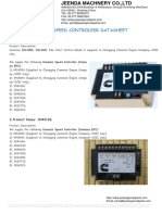 Cummins Speed Controleer Datasheet