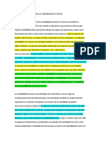 Naturaleza y Evolucion de La Contabilidad de Costos