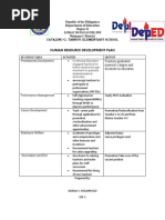 Human Resource Development Plan: Department of Education