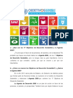 17 Objetivos de Desarrollo Sostenible y La Agenda 2030