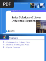 Series Solution of Ordinary Differential Equation